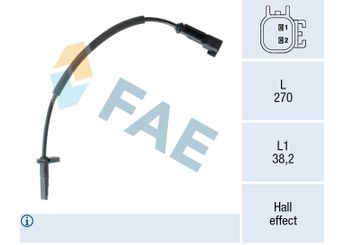 Abs Sensörü Ön Sağ veya Sol FAE 78556  1763975 BK212B372AC BK21-2B372-AC 131665