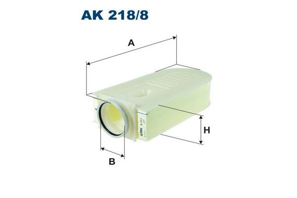 Hava Filtresi  Mercedes C -Serisi Sedan (BM 204)(01.2007->)  FILTRON AK 218/8