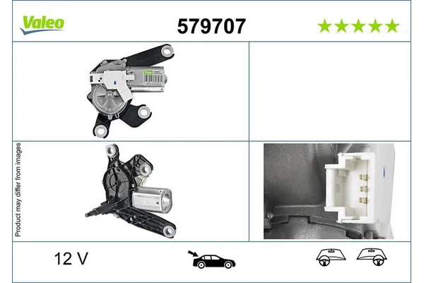Silecek Mekanizma Motoru Arka VALEO 579707