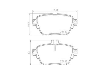 Fren Disk Balata Arka MAGNETI MARELLI 363700450136  4205602 4206000 0004206000 4206100 0004206100 4209203 0004209203 4209303 0004209303 4209700 0004209700 4209800 0004209800 A0004206000 A0004206100 A0004209303 A0004209700 A0004209800 A0004209203
