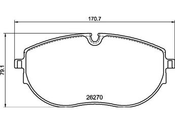 Fren Disk Balata Ön BREMBO P 85 188  7LA698151A 7LA698151C 7LA698151E