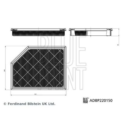 Hava Filtresi  Ford Ranger Raptor (TRA)(2022->)  BLUE PRINT ADBP220150