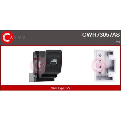 Cam Açma Düğmesi Ön Sağ MCAR AN-421