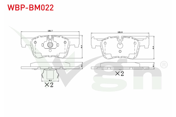 Fren Disk Balata Ön BMW 3 Serisi Touring (G21)(06.2019->)  WGN WBP-BM022