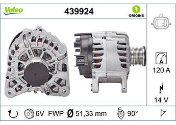Alternatör  VALEO 439924  231004BB0C 231004BB0B
