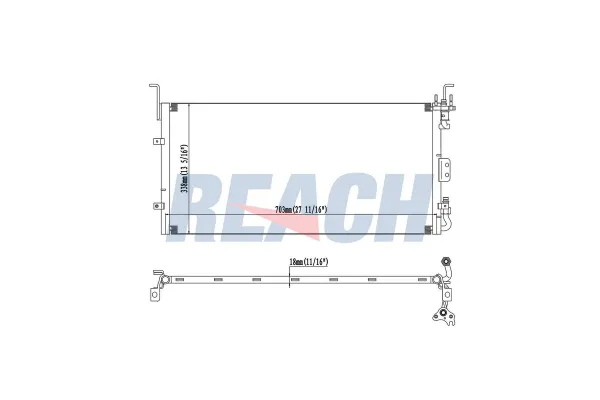 Klima Radyatörü  Hyundai Sonata (EF)(1999->)  MAHER 10939