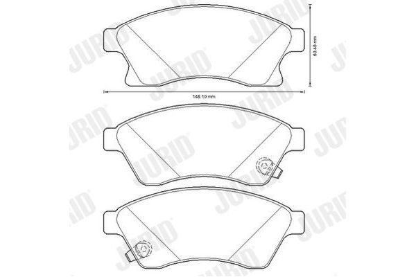 Fren Disk Balata Ön JURID 573332JC