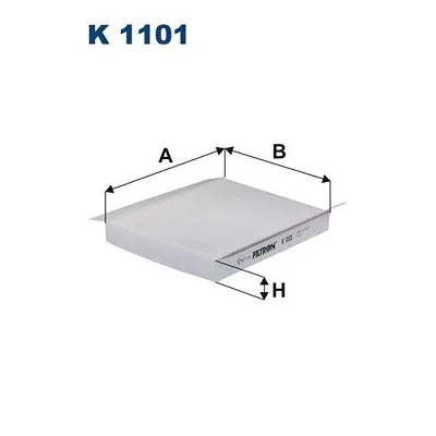 Polen Filtresi  Lancia Ypsilon (101)(09.2003->2012)  FILTRON K 1101