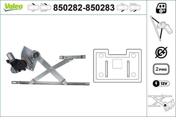 Cam Krikosu Ön Sol Opel Frontera A (1992->)  VALEO 850282
