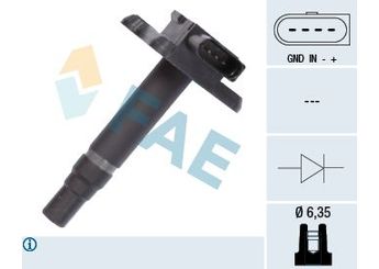 Ateşleme Bobini  HELLUX HLB1201  6B905115E 6B905115B 6B905105 CM11201D CM11-201D UF274 UF-274 6B905115 06B 905 115 06B 905 115 B 06B 905 115 E 06B 905 105