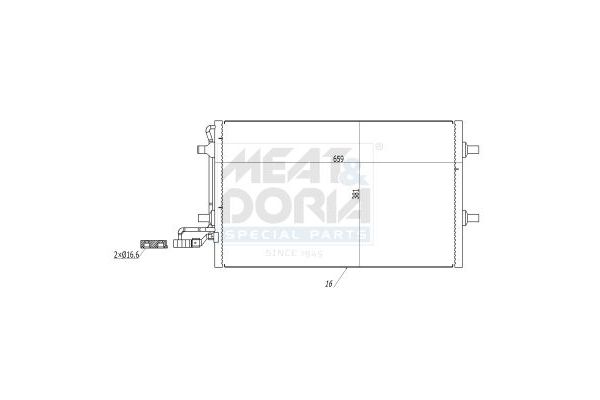 Klima Radyatörü  ORİS CVO781016