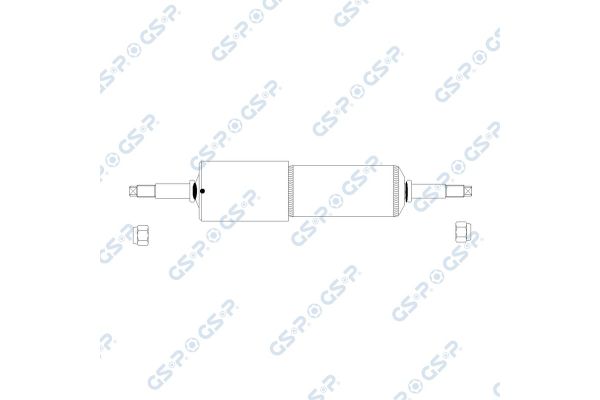 Amortisör Arka Sağ veya Sol GSP 31114260