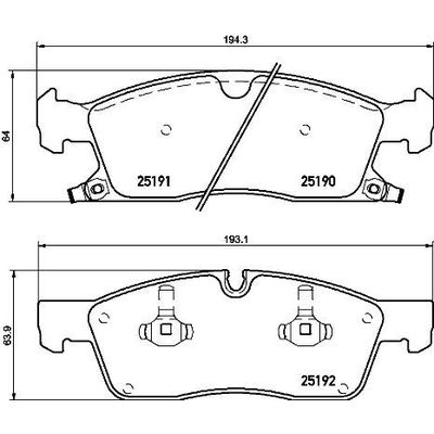Fren Disk Balata Ön BREMBO P 37 015
