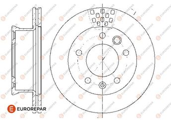 Fren Disk Ayna Ön Sağ ve Sol EUROREPAR 1667859480  1667859480 2D0615301C 2D0615301D 9014210312 9024202601 9024203001 9024203101 9024203201 9024210312 9024210412 9024210612 9024210712 9024210912 2D0615301A 2D0615301B 2D0615601E