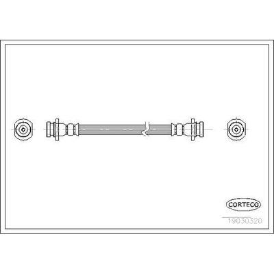 Fren Hortumu Arka Sağ veya Sol Opel Agila (2004->)  OSSCA 00741