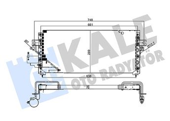 Klima Radyatörü  KALE 357920  9211065Y00 9211165Y00 92111-65Y00