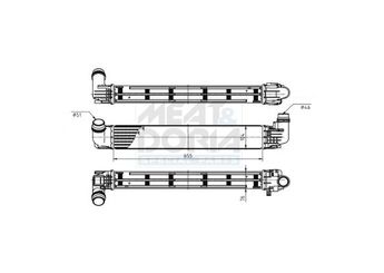 Turbo Radyatörü  ORİS 1504-4835  8200880552