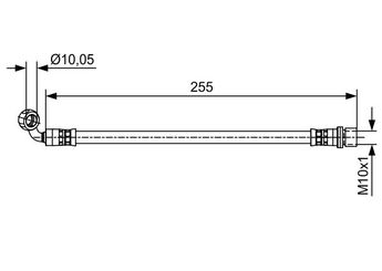 Fren Hortumu Arka Sol BOSCH 1 987 481 647  9094702D32 90947-02D32 9094702F24 9094702G16 9094702H01 9094702H18