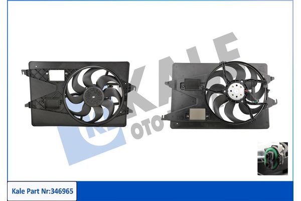 Radyatör Fan ve Motoru  FORD ORJINAL 2S718C607BD