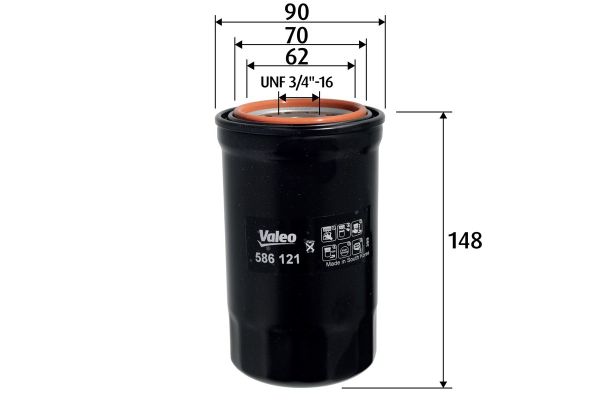 Yağ Filtresi  VALEO 586121