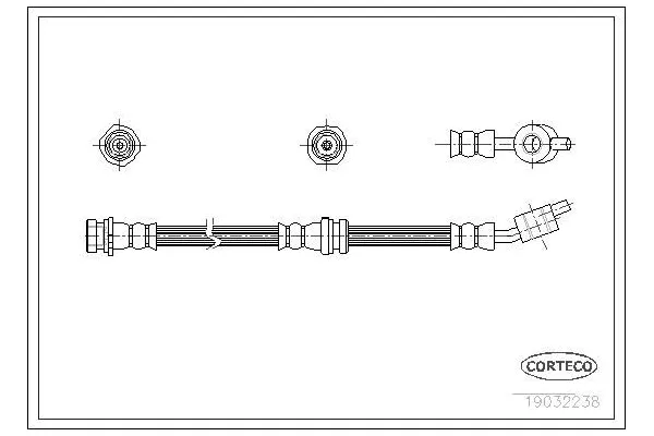 Fren Hortumu Ön Sağ ASPART 3HOS1231