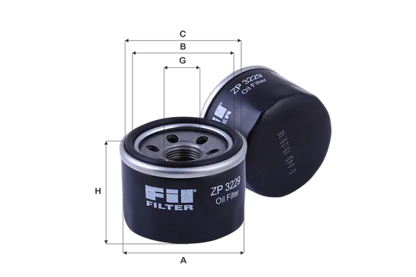 Yağ Filtresi  Smart Fortwo Coupe (01.2007->)  FIL FILTRE ZP 3229