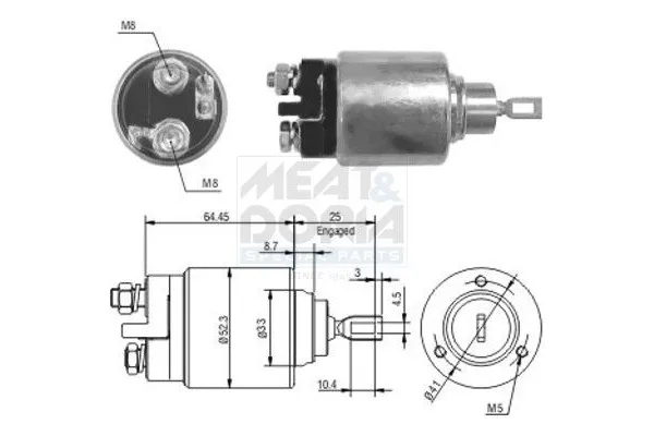 Marş Otomatiği  Volvo C70 Coupe (05.1997->)  BOSCH 1 986 SE1 680