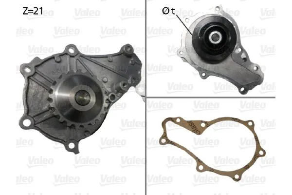 Devirdaim Su Pompası  Ford Fiesta (CB1)(2008->)  VALEO 506714