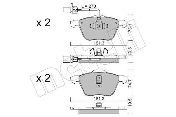 Fren Disk Balata Ön Ford Galaxy (VY)(2000->)  MANDO MBF016042