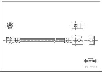Fren Hortumu Arka Sağ veya Sol BSG 65-730-026  562307 91142436