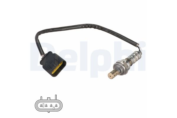 Oksijen (Lambda) Sensörü  Ford Ka (CCU)(2008->)  DELPHI ES21128-12B1