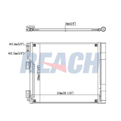 Klima Radyatörü  Nissan NV200 /Evalia (M20/M)(08.2009->)  BOSCH 1 986 AD2 364
