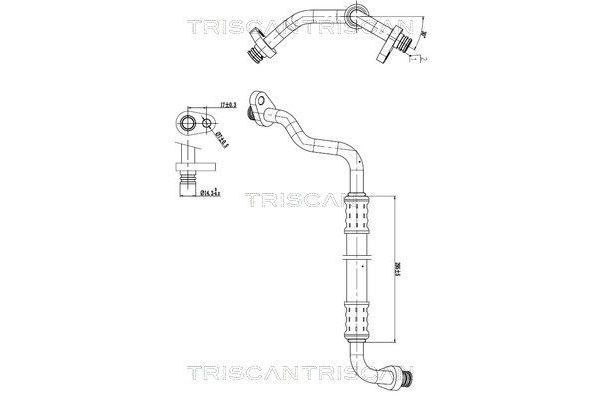 Klima Hortumu  PSA ORJINAL 6460XP