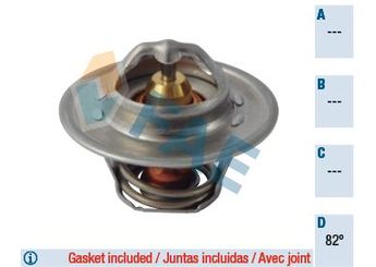 Termostat  MAHER 38745  1767065D00 71742133 0071742133 1A5015171 1A50-15-171 17670-65D00 1767065D00000 17670-65D00-000 1767066D00 17670-66D00 1767077E00 17670-77E00