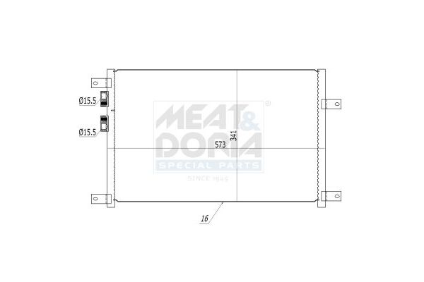 Klima Radyatörü  Alfa Romeo 156 (116)(1997->)  MAHLE AC 834 000S
