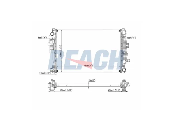 Su Radyatörü  ORİS BOP143016