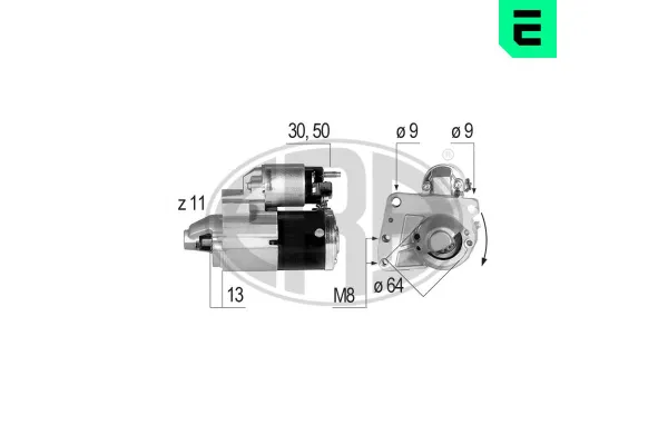 Marş Dinamosu  Citroen Grand C4 Picasso (10.2006->)  ERA 220638