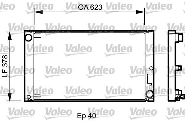 Su Radyatörü  BMW 5 Serisi Sedan (E60)(2003->)  VALEO 735034