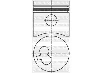 Piston (92.50MM-0.50)  YENMAK 31-03532-050  8771343-050
