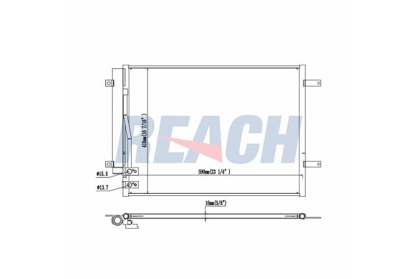 Klima Radyatörü  VEKA 43-4414