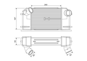 Turbo Radyatörü  VALEO 818826  FTP8030