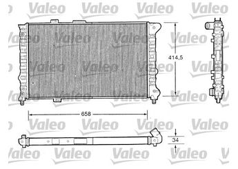 Su Radyatörü  VALEO 732505  60627910 60651922 60663808