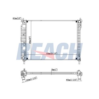 Su Radyatörü  Opel Antara (2006->)  VEKA 16-4316B