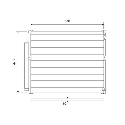 Klima Radyatörü  VALEO 814230