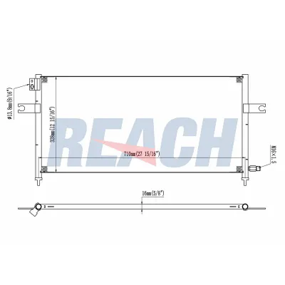 Klima Radyatörü  Nissan Pickup (D22)(02.1998->)  MAHER 10926