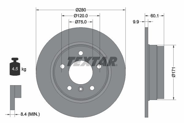 Fren Disk Ayna Arka Sağ ve Sol BMW 3 Serisi Touring (E36)(1995->)  EUROREPAR 1618877480