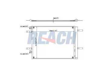 Klima Radyatörü  MGA 82441  9817275680 3552498