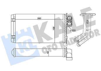 Kalorifer Radyatörü  KALE 346425  7701039481 77 01 039 481