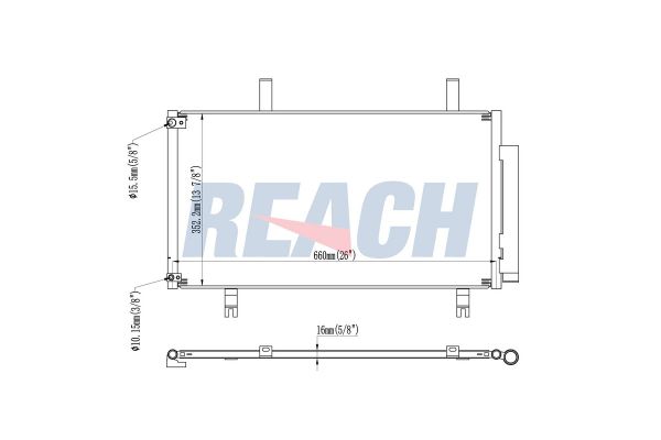 Klima Radyatörü  Honda Accord (CU)(06.2008->)  KRAFTVOLL 08060018