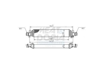 Turbo Radyatörü  ORİS 798-4835A  95026333 1302263 01302263 095026333